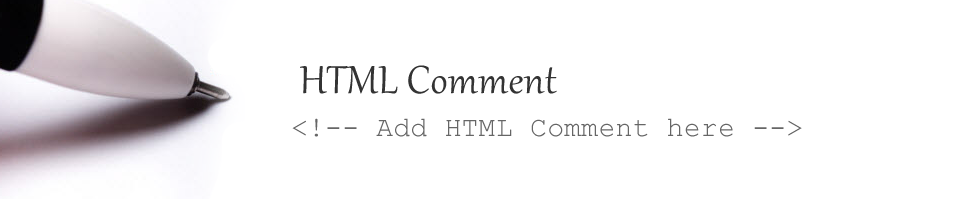 HTML Comment HTML Comment